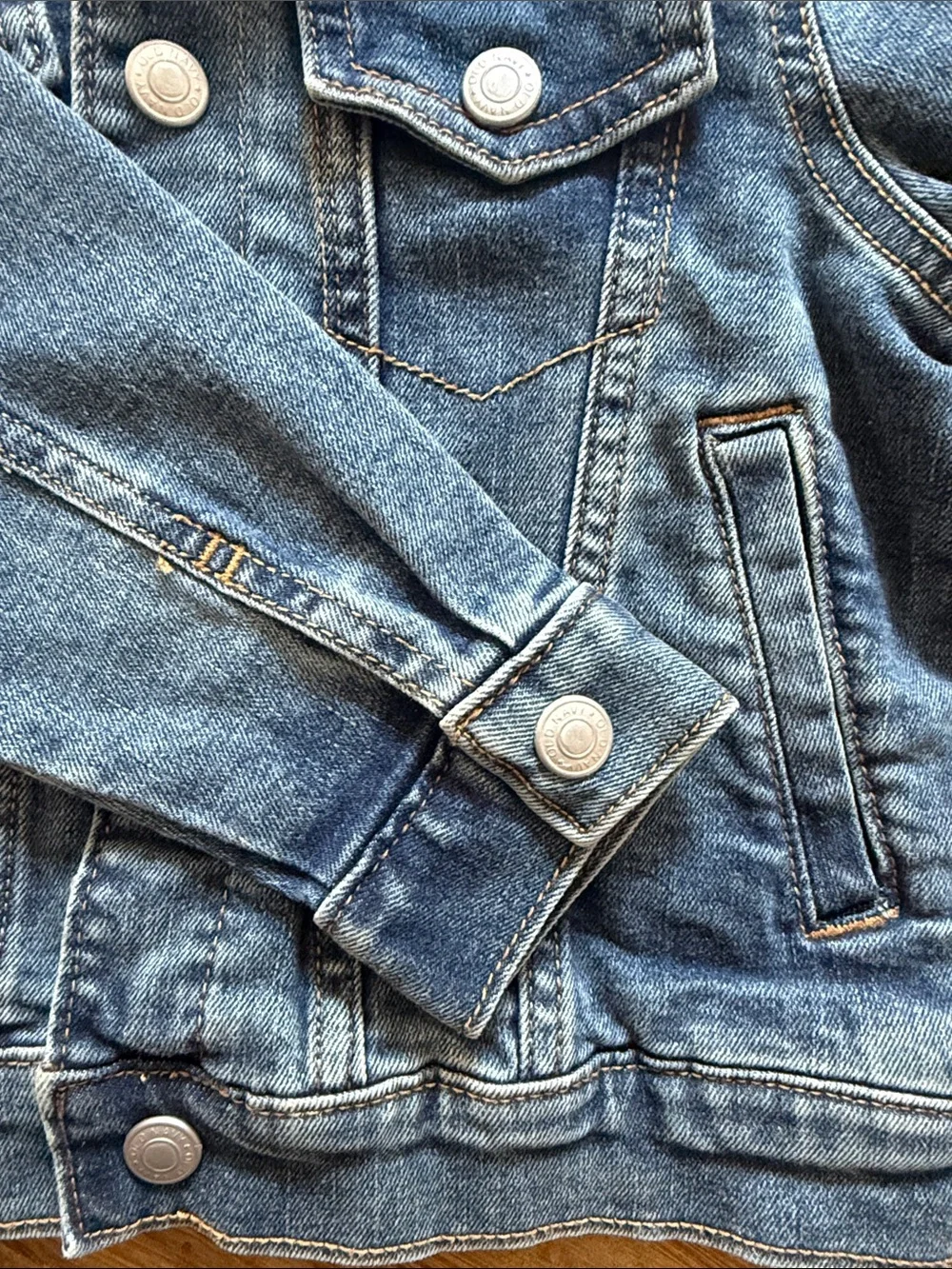 Old Navy Kids Denim Jacket in Medium Blue Wash
